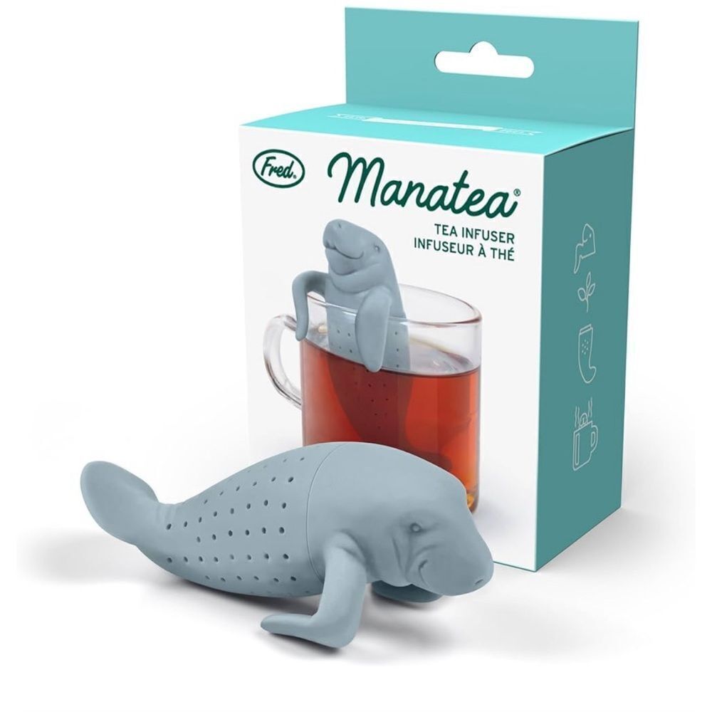 EUC Fred Store Loose Leaf ManaTEA Gray Cup Clinger